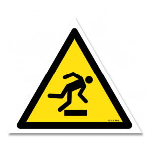 slips trip and falls sign