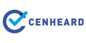 Cenheard Logo on white landscape