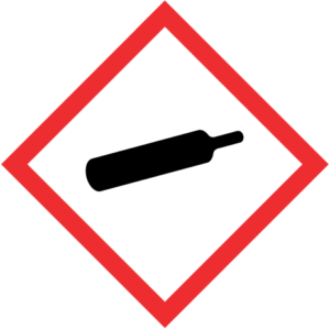 Hazardous substances labels and pictograms - Compressed gas