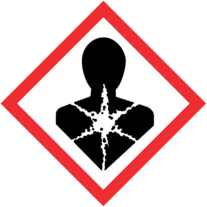 Hazardous substances labels and pictograms - Serious health risk