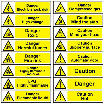 Examples of warning signage